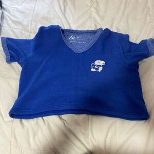 Kids Blue V-Neck Sweatshirt